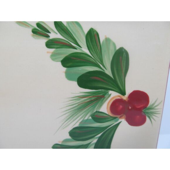 Gail Pittman Christmas Memories 8 1/4" Appetizer Plates Trays Set of 2 - Picture 8 of 11